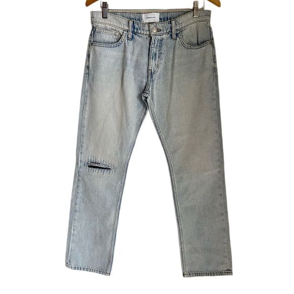 New Current Elliot Light Wash Mid-Rise Straight Leg Denim Jeans - Picture 2 of 13